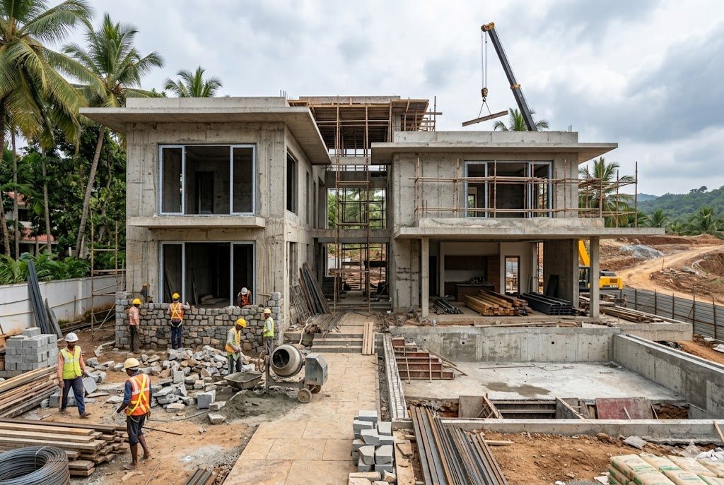 A live Karaikudi build supplied by Beaver Mart
